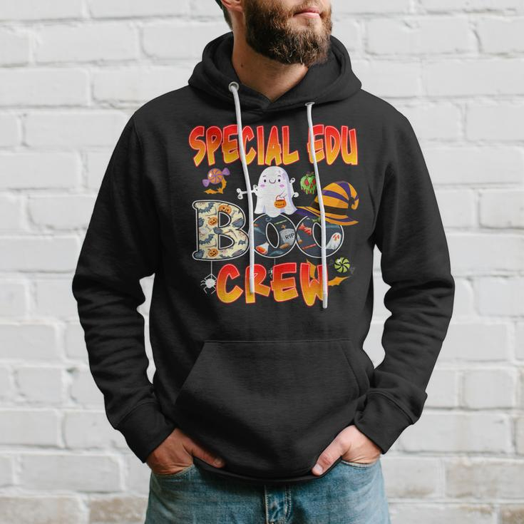 Special Edu Boo Crew Halloween Funny Ghost Teaching Hoodie Gifts for Him