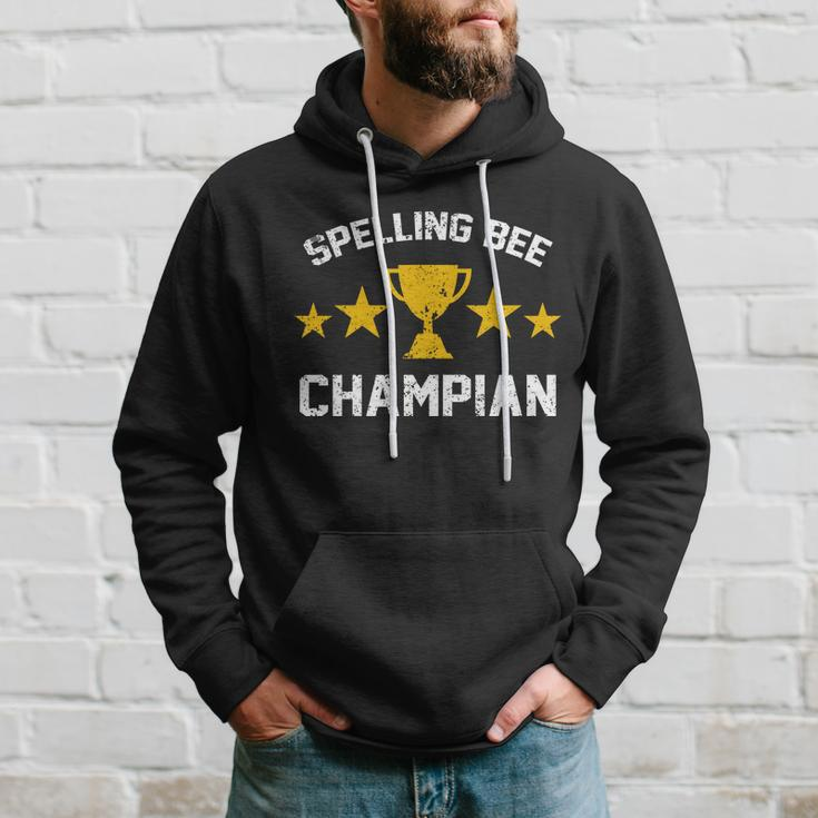 Spelling Bee Champian Funny Hoodie Gifts for Him