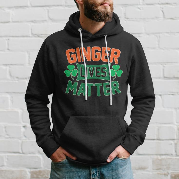 St Patricks Day - Ginger Lives Matter Hoodie Gifts for Him