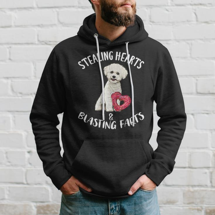 Stealing Hearts Blasting Farts Bichons Frise Valentines Day Hoodie Gifts for Him