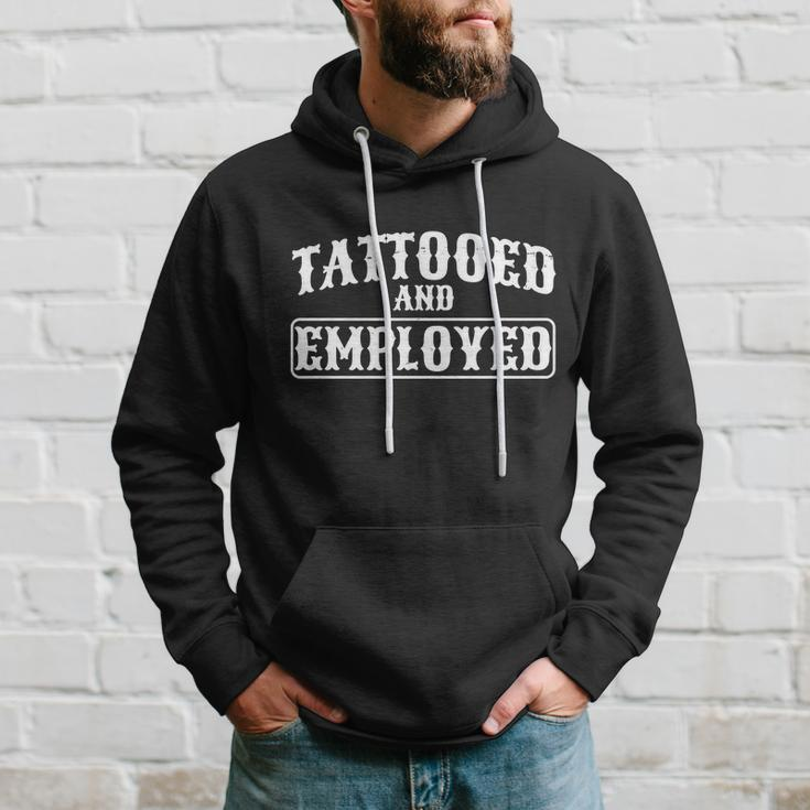 Tattooed And Employed Hoodie Gifts for Him