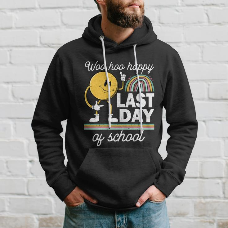 Teacher Student Graduation Woo Hoo Happy Last Day Of School Meaningful Gift Hoodie Gifts for Him