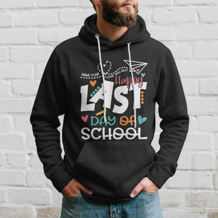 Teachers Kids Graduation Students Happy Last Day Of School Meaningful Gift Hoodie Gifts for Him