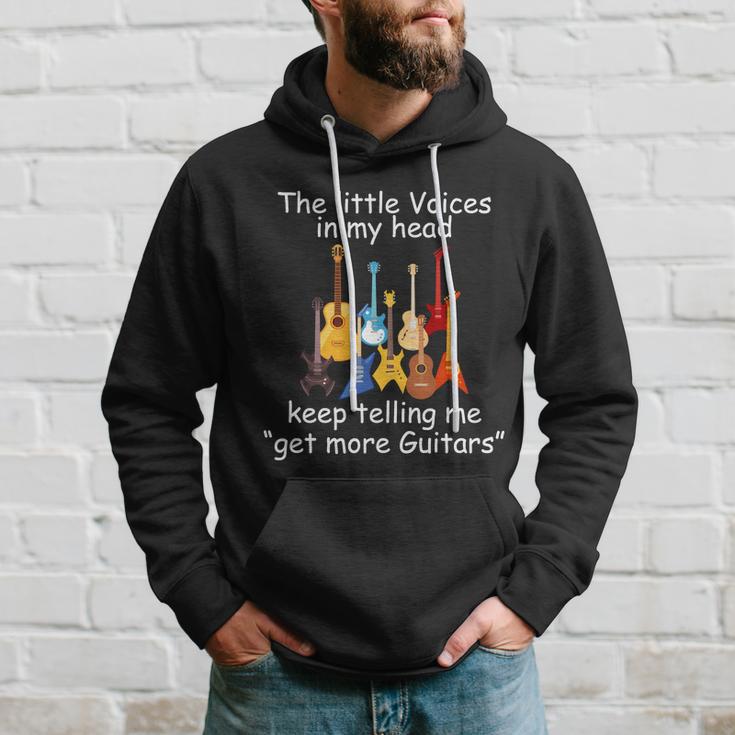 The Little Voices In My Head Say Get More Guitars Tshirt Hoodie Gifts for Him