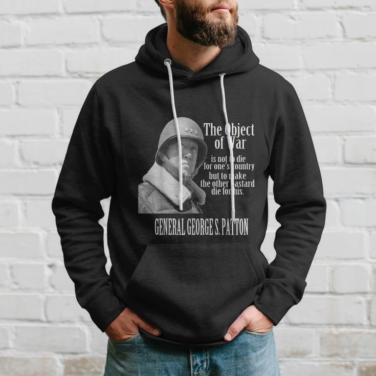 The Object Of War General George S Patton Hoodie Gifts for Him