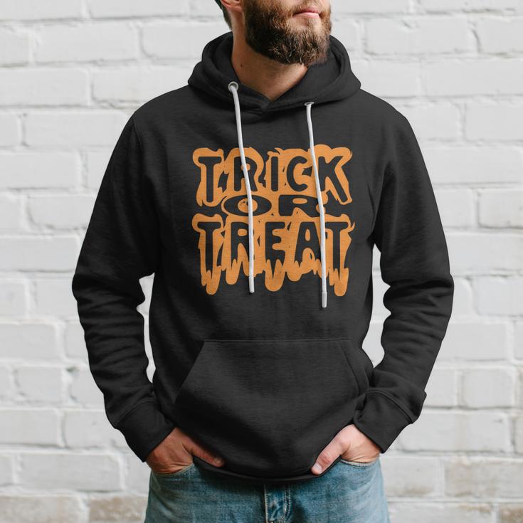 Trick Or Treat Funny Halloween Quote Hoodie Gifts for Him