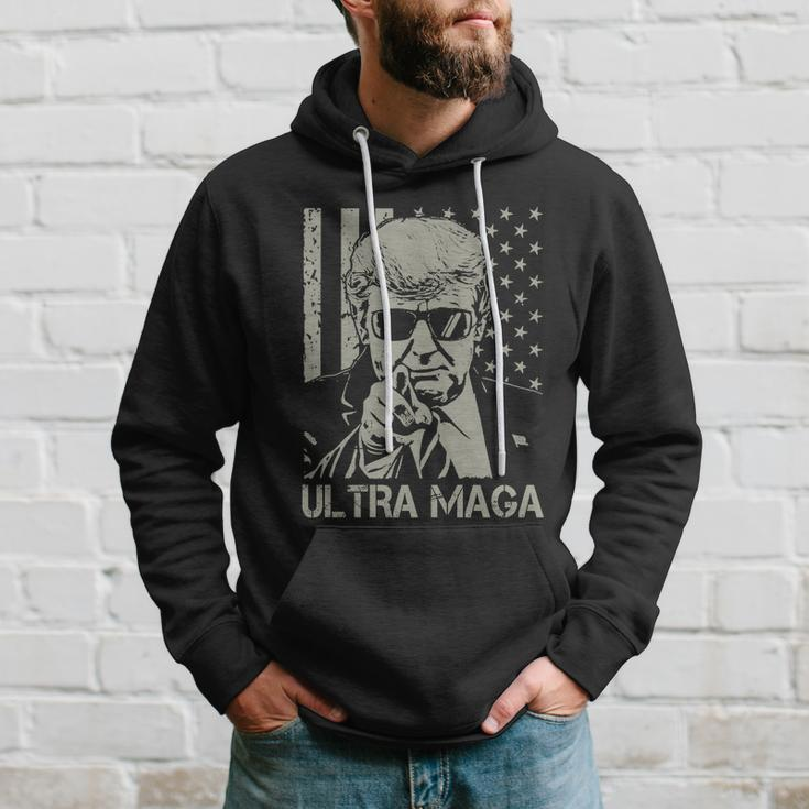 Ultra Maga Shirt Funny Anti Biden Us Flag Pro Trump Trendy Tshirt V2 Hoodie Gifts for Him
