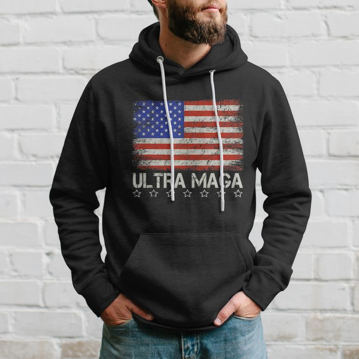 Ultra Maga Shirt Maga King Funny Anti Biden Us Flag Pro Trump Trendy Tshirt V2 Hoodie Gifts for Him