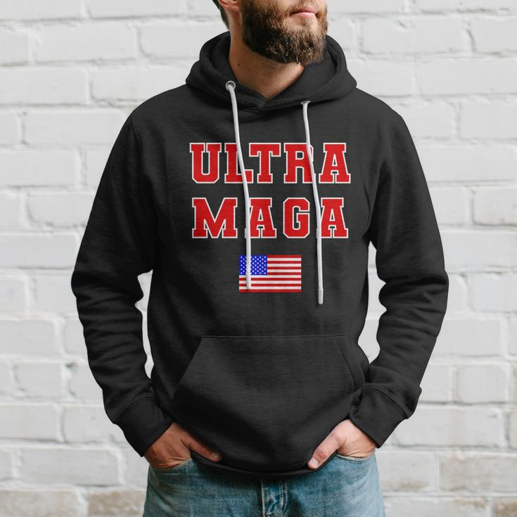 Ultra Maga Varsity Usa United States Flag Logo Tshirt Hoodie Gifts for Him