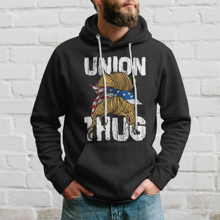 Union Thug Labor Day Skilled Union Laborer Worker Cute Gift Hoodie Gifts for Him