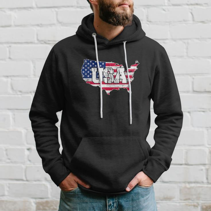 United States Of America 4Th Of July American Flag Hoodie Gifts for Him