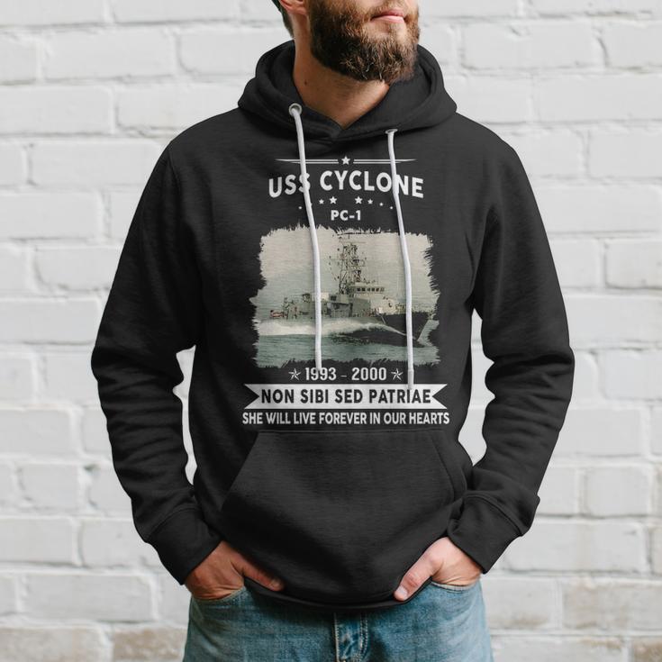 Uss Cyclone Pc Hoodie Gifts for Him