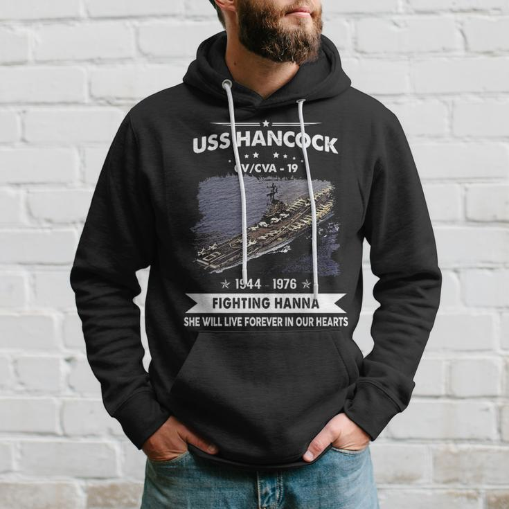 Uss Hancock Cva 19 Cv 19 Front Style Hoodie Gifts for Him