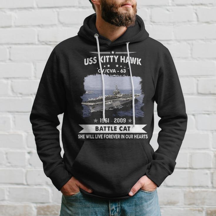 Uss Kitty Hawk Cv 63 Cva 63 Front Style Hoodie Gifts for Him