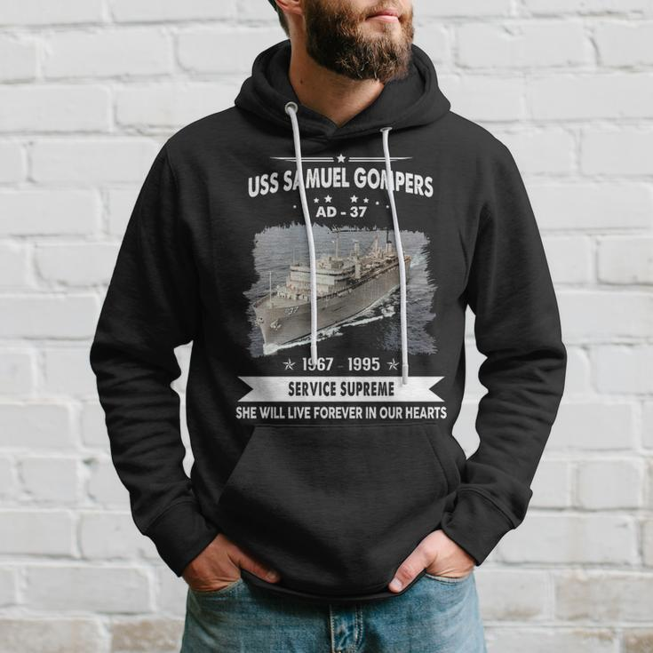 Uss Samuel Gompers Ad Hoodie Gifts for Him