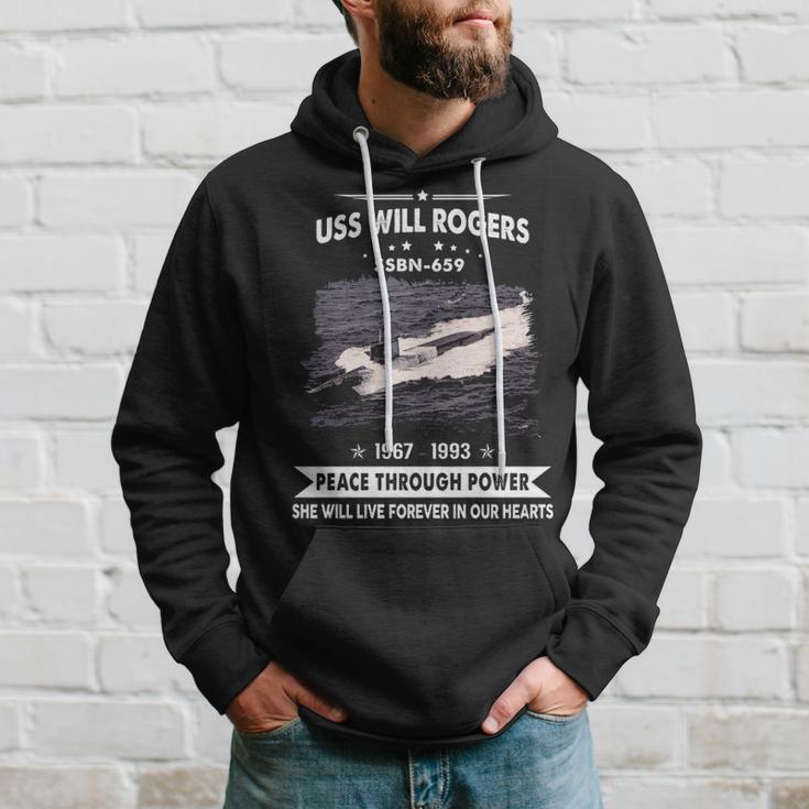 Uss Will Rogers Ssbn Hoodie Gifts for Him