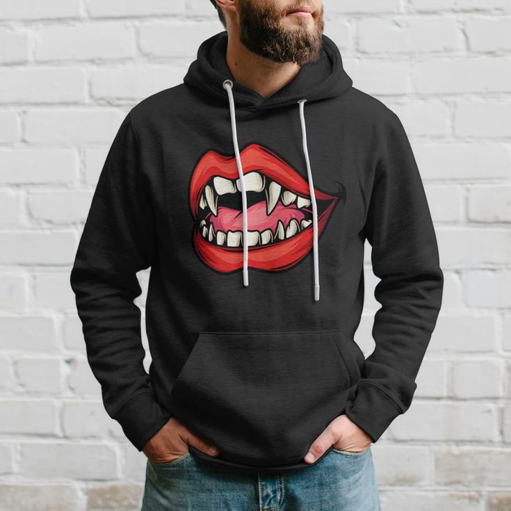 Vampire Mouth With The Most Attractive Vampire Design Hoodie Gifts for Him