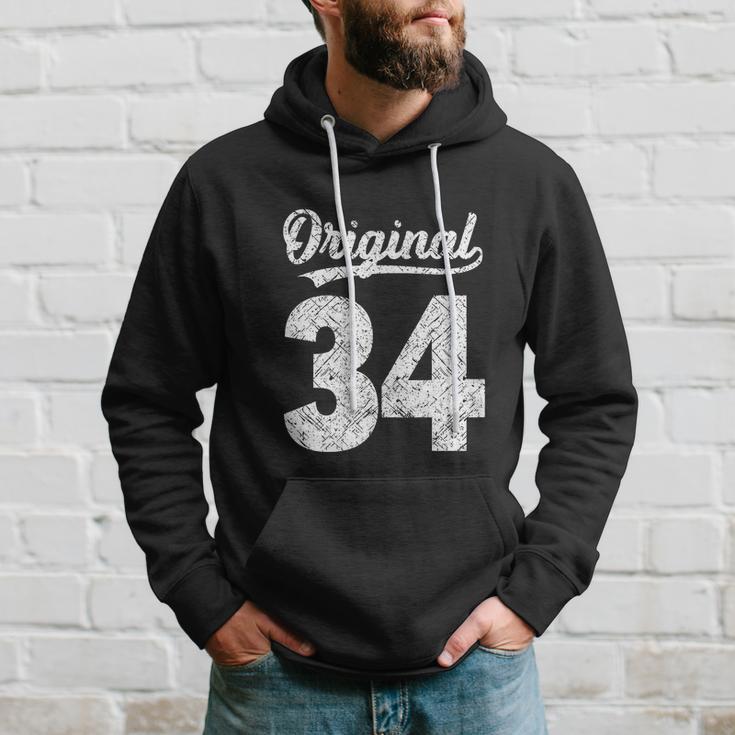 Vintage Of It´S My 34Th Birthday Hoodie Gifts for Him