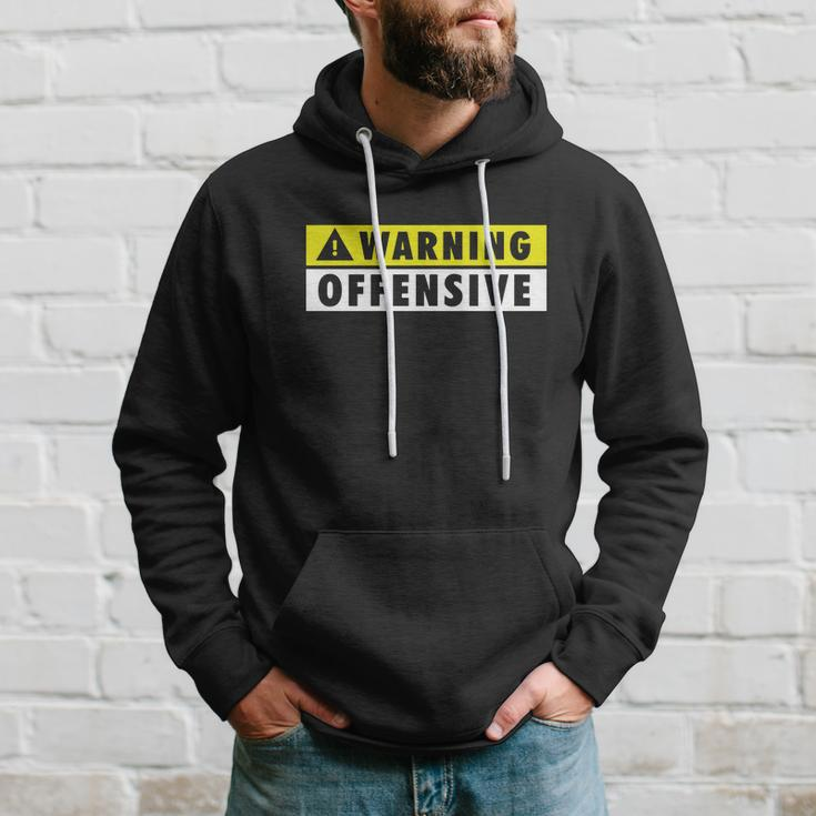 Warning Offensive Mens Funny Tshirt Hoodie Gifts for Him