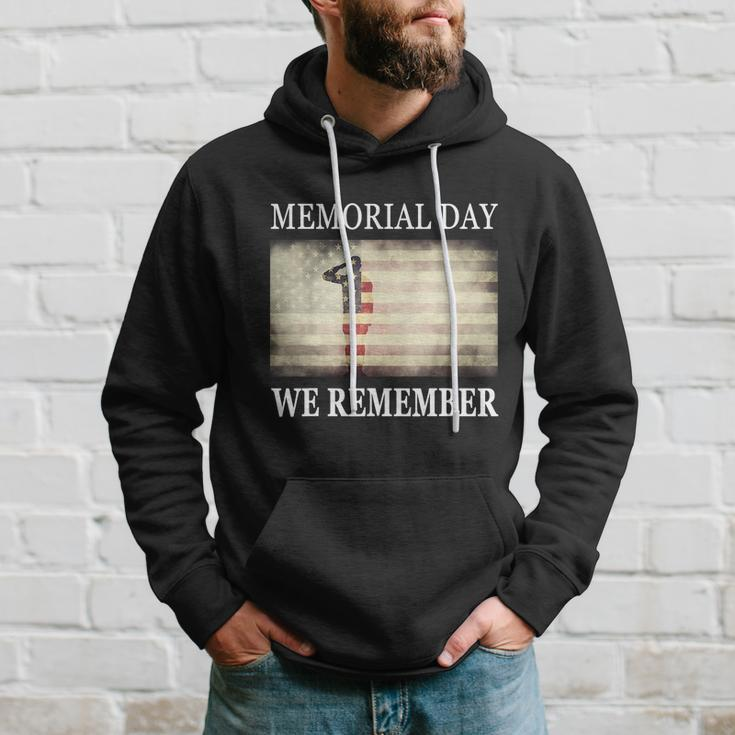We Remember Funny Gift Salute Military Memorial Day Cute Gift Hoodie Gifts for Him