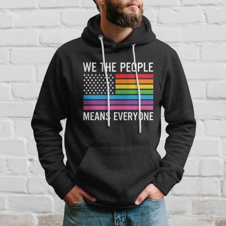 We The People Means Everyone Pride Month Lbgt Hoodie Gifts for Him