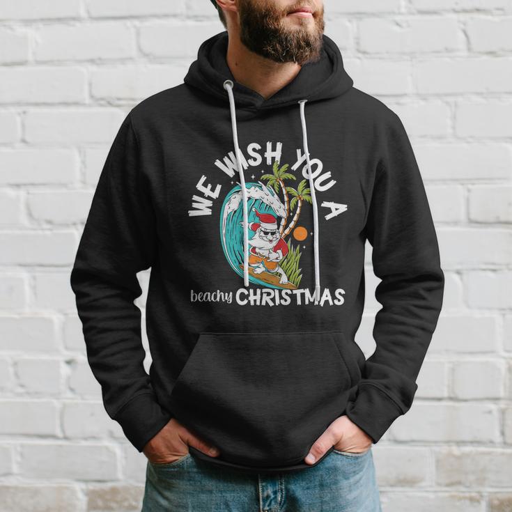 We Wish You A Beachy Christmas In July Hoodie Gifts for Him