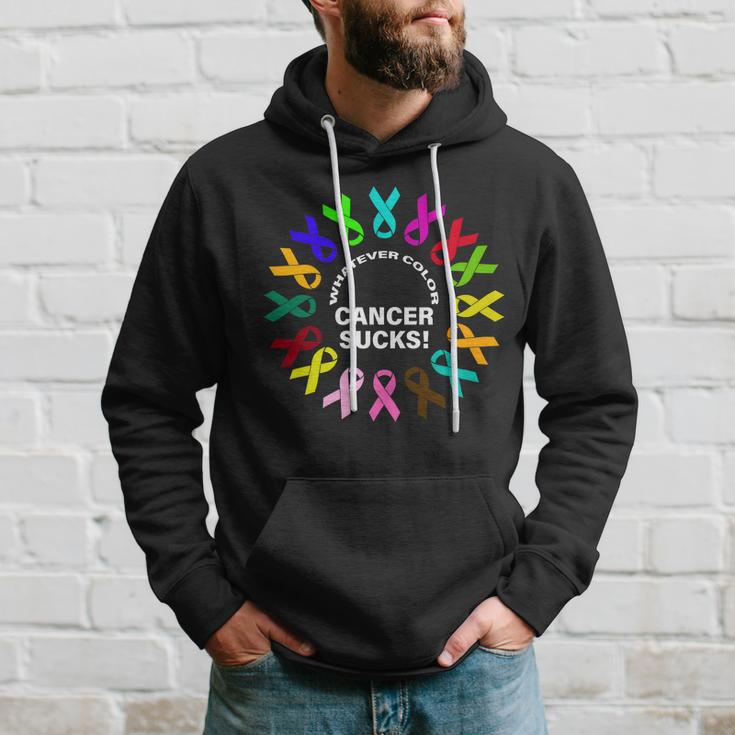 Whatever Color Cancer Sucks Tshirt Hoodie Gifts for Him