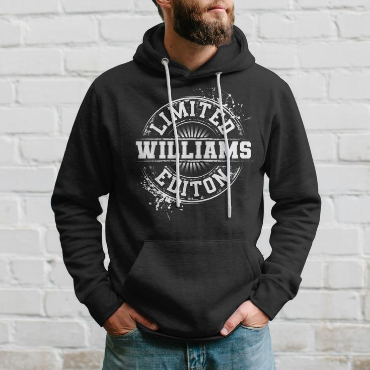 Williams Funny Surname Family Tree Birthday Reunion Gift Hoodie Gifts for Him