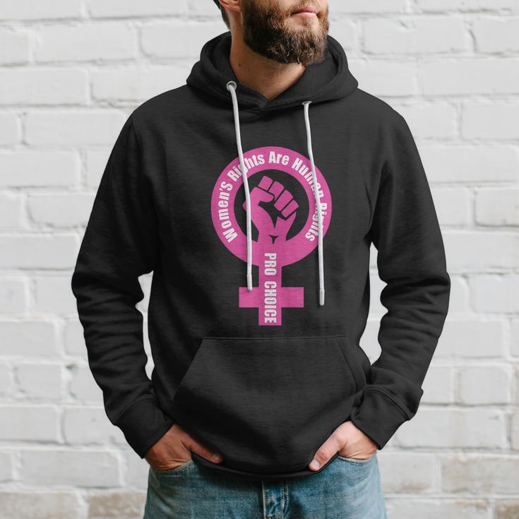 Womens Rights Are Human Rights Pro Choice Hoodie Gifts for Him