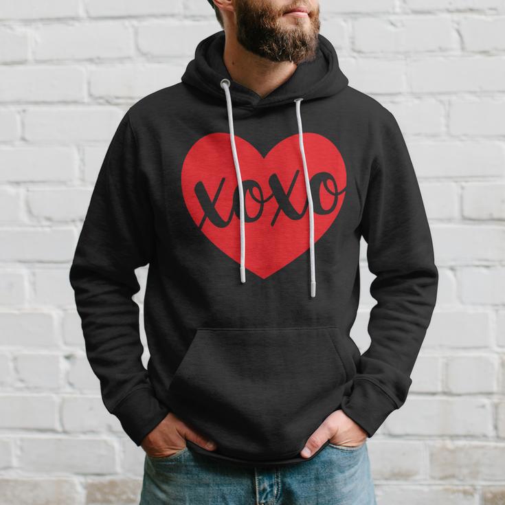 Xoxo Valentines Heart Hoodie Gifts for Him