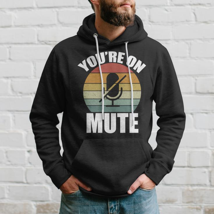 Youre On Mute Retro Funny Tshirt Hoodie Gifts for Him