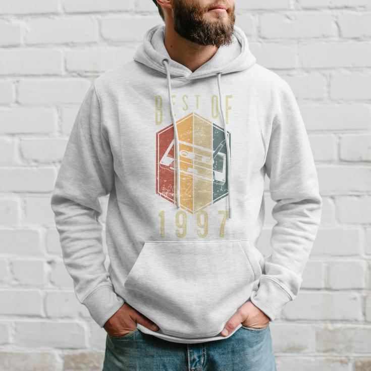 Best Of 1997 25 Year Old Gifts Cassette Tape 25Th Birthday Hoodie Gifts for Him