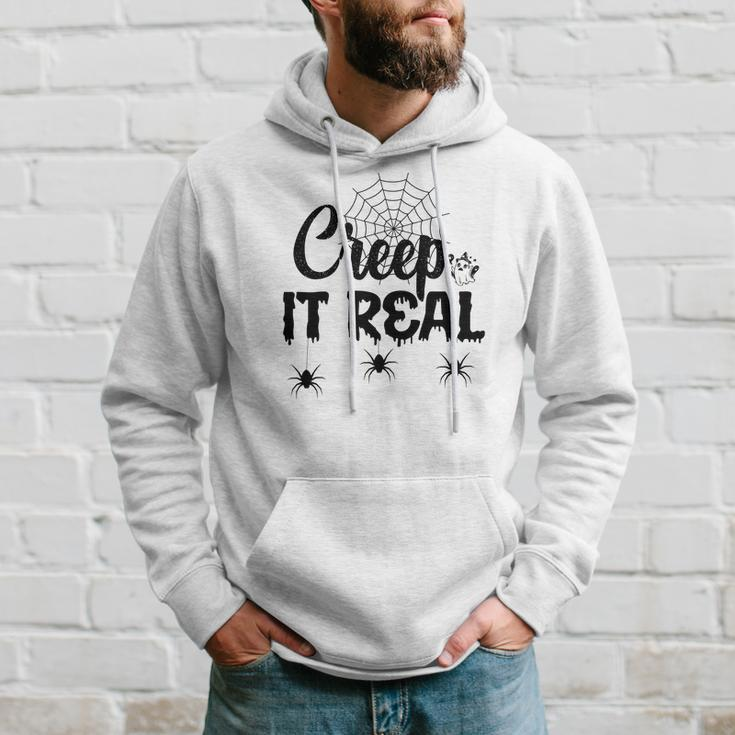 Creep It Real Halloween Quote Saying Hoodie Gifts for Him