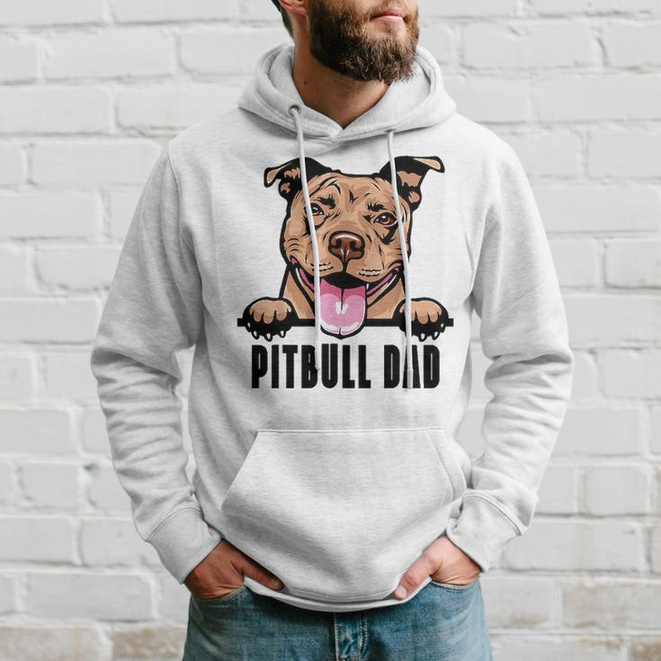 Dogs 365 Pitbull Dad Dog  Pitbull Dad Gift  Men Hoodie Gifts for Him