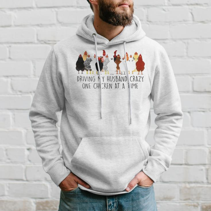 Driving My Husband Crazy One Chicken At A Time V2 Hoodie Gifts for Him