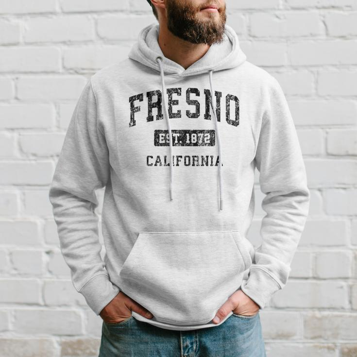 Fresno California Ca Vintage Sports Design Black Design Hoodie Gifts for Him
