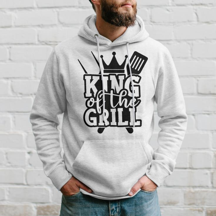 King Grill Grilling Gift Barbecue Fathers Day Dad Bbq V2 Hoodie Gifts for Him