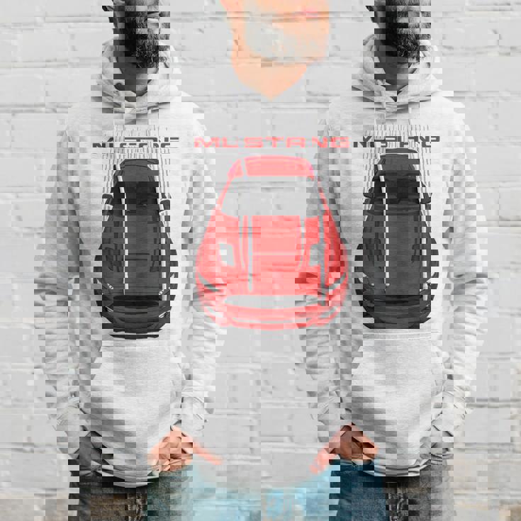 Mustang Gt Cs 2016 2017 Red Graphic Design Printed Casual Daily Basic Men  Hoodie - Thegiftio UK