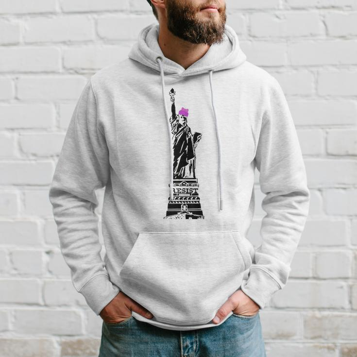 Statue Of Liberty Kitty Ears Resist Feminist Hoodie Gifts for Him
