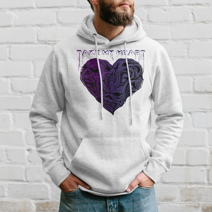 Take My Heart Scary Creepy Demons Spooky Halloween Costume Hoodie Gifts for Him