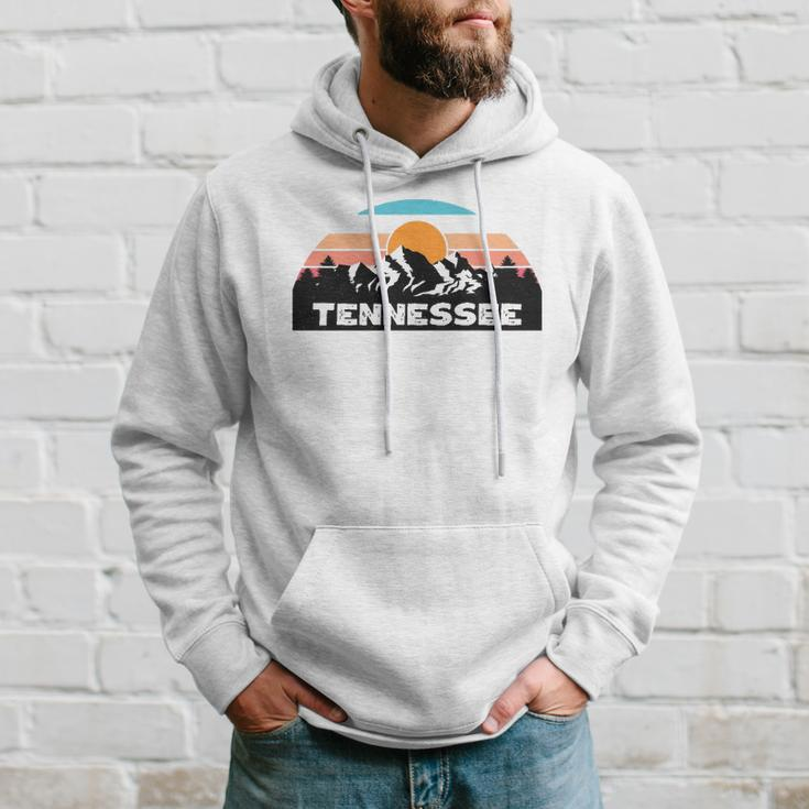 Tennessee Retro Vintage Sunset Mountain Tennessee Lovers Hoodie Gifts for Him