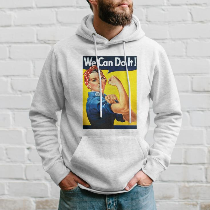 We Can Do It Rosie The Riveter Feminist Hoodie Gifts for Him