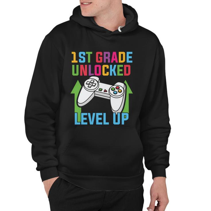 1St Grade Unlocked Level Up Back To School First Day Of School Hoodie