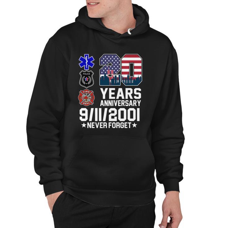 20Th Anniversary 9112001 Never Forget 911 Tshirt Hoodie