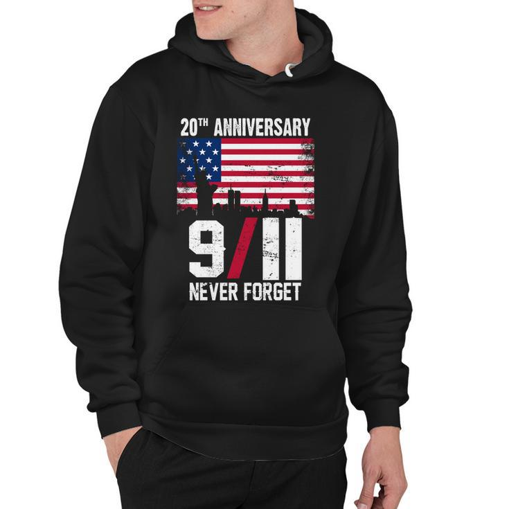 20Th Anniversary Never Forget 911 September 11Th Tshirt Hoodie