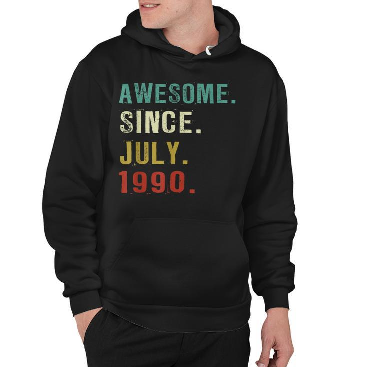 32 Years Old Awesome Since July 1990 32Nd Birthday Gifts  Hoodie