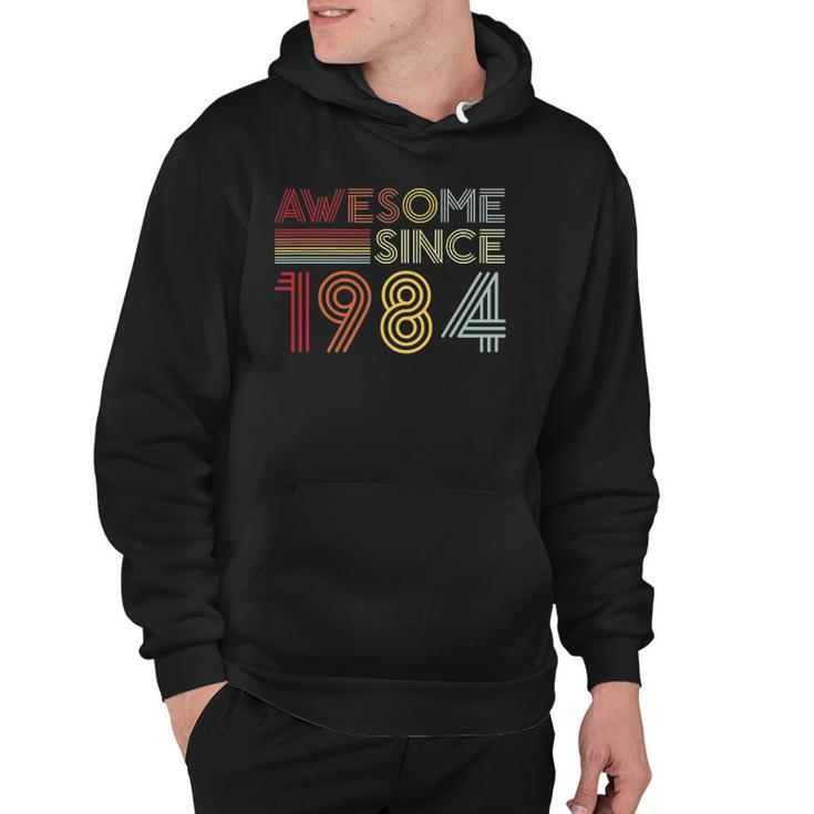 38Th Birthday 1984 Made In 1984 Awesome Since 1984 Birthday Gift Hoodie