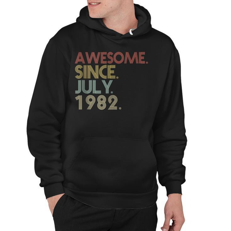 40Th Birthday Party 40 Years Old Awesome Since July 1982  Hoodie