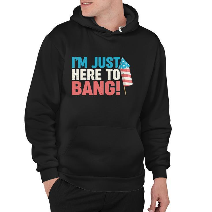 4Th Of July Im Just Here To Bang Firework Hoodie