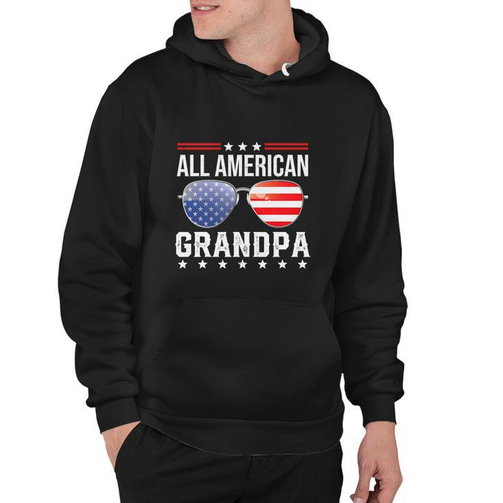 All American Grandpa Fourth 4Th Of July Hoodie